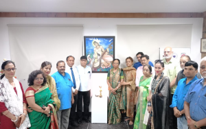 संस्कृति भवन में हुआ "कला संवाद" कार्यक्रम "कला और कलम" में कवियों-चित्रकारों की खूब चली डाढ़ामेड़ी